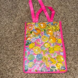 LILLY PULITZER  Reusable Citrus Tote Shopping Bag